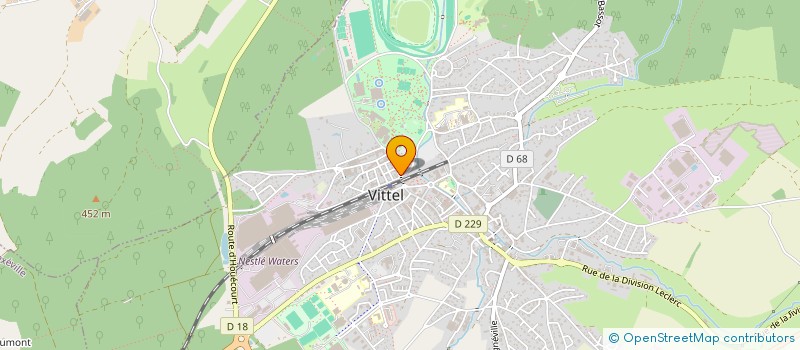 localisation de l'entreprise SCI GARNIER  VITTEL