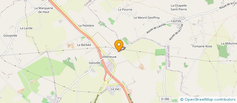 localisation de l'entreprise SCI GARNIER  CONDE-SUR-VIRE