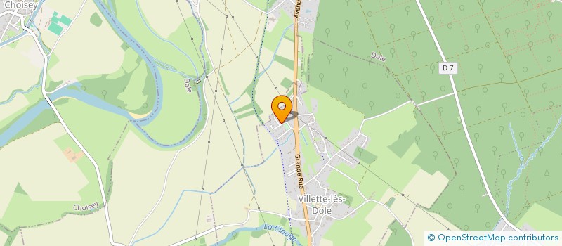 localisation de l'entreprise SCI GARNIER-AUBERTIN  VILLETTE-LES-DOLE