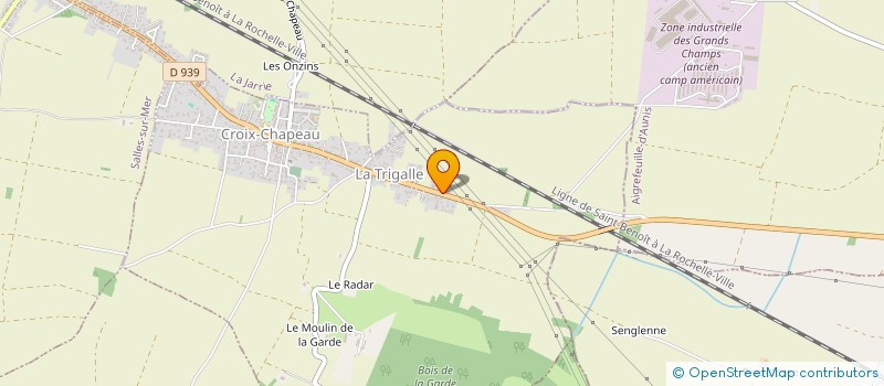 localisation de l'entreprise SCI GARNIER-BENNINA  CROIX-CHAPEAU