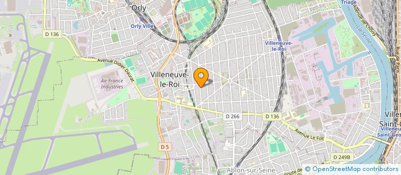 localisation de l'entreprise SCI GARNIER DUNAND  VILLENEUVE-LE-ROI