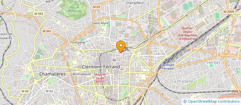 localisation de l'entreprise SCI GARNISSELLES 2  CLERMONT-FERRAND