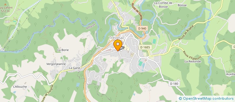 localisation de l'entreprise SCI GARNOTEL TREIGNAC 1  TREIGNAC