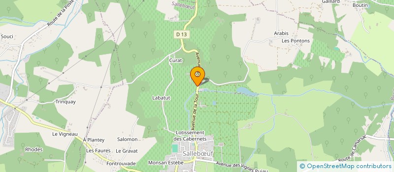 localisation de l'entreprise SCI GARNUNG NENESSE  SALLEBUF