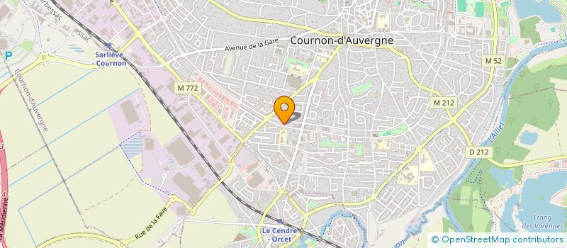 localisation de l'entreprise SCI GARO  COURNON-D'AUVERGNE