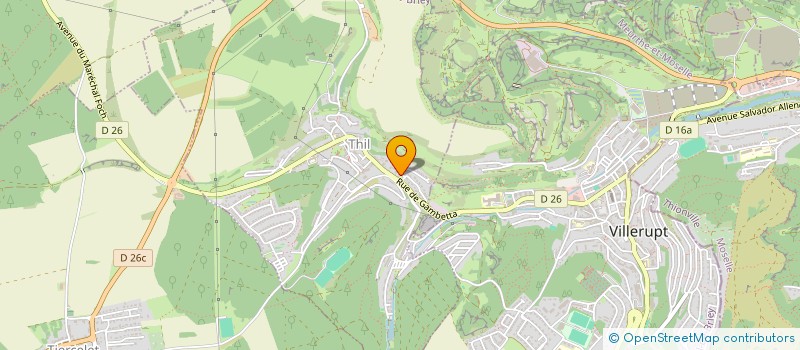 localisation de l'entreprise SCI GARO  THIL