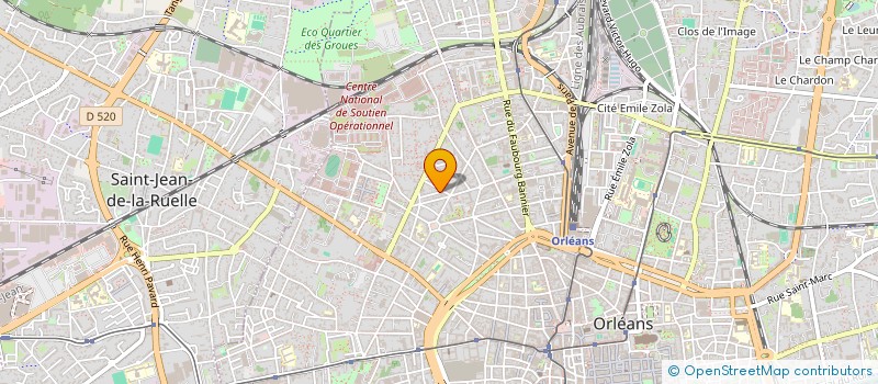 localisation de l'entreprise SCI GARO à ORLEANS