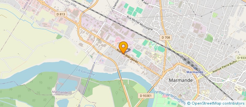 localisation de l'entreprise SCI GAROBOX  MARMANDE