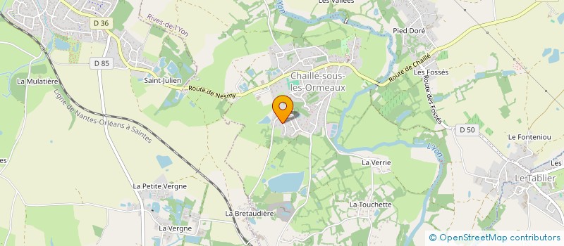 localisation de l'entreprise SCI GAROLI  RIVES DE L'YON