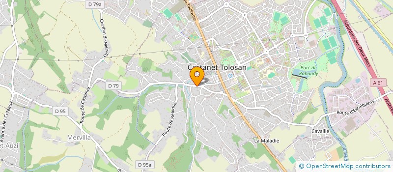 localisation de l'entreprise SCI GARONNA  CASTANET TOLOSAN