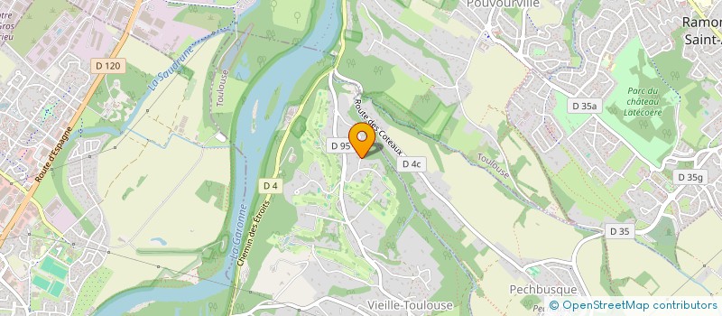 localisation de l'entreprise SCI GARONNE  VIEILLE-TOULOUSE