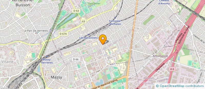localisation de l'entreprise SCI GARONNE à ANTONY