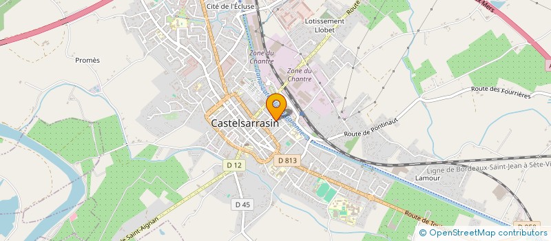 localisation de l'entreprise SCI GARONNE PATRIMOINE  CASTELSARRASIN