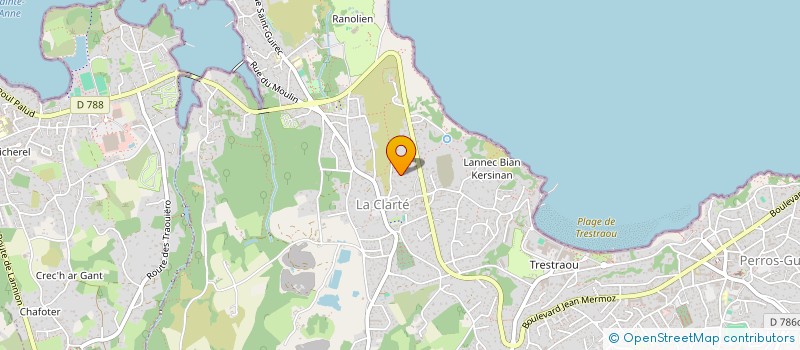 localisation de l'entreprise SCI GAROTRAM  PERROS-GUIREC
