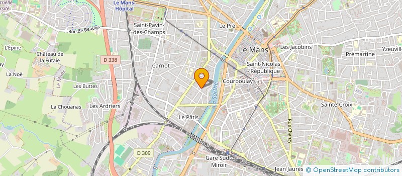 localisation de l'entreprise SCI GAROU à LE MANS