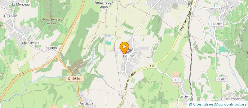 localisation de l'entreprise SCI GAROU  LE PIN