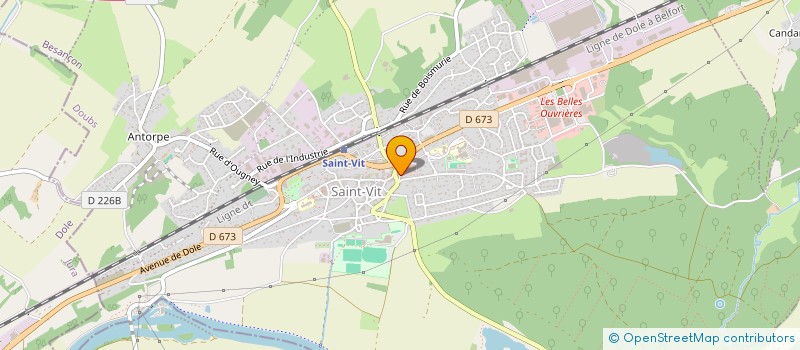 localisation de l'entreprise SCI GAROVIRUS  SAINT-VIT