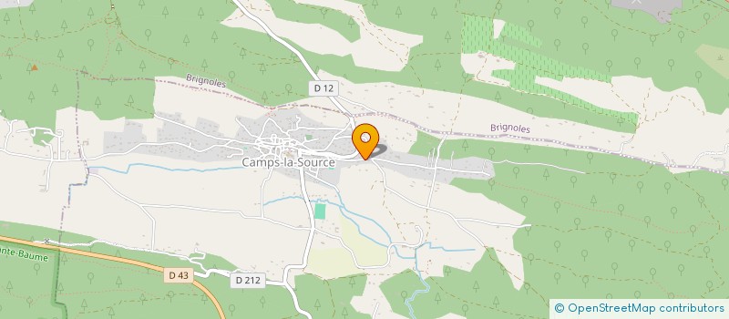 localisation de l'entreprise SCI GARPIE  CAMPS-LA-SOURCE