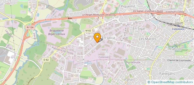 localisation de l'entreprise SCI GARRABOT à COLOMIERS