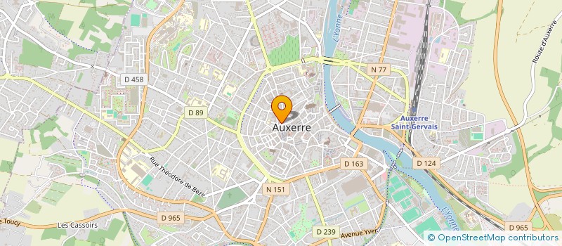 localisation de l'entreprise SCI GARREAU à AUXERRE