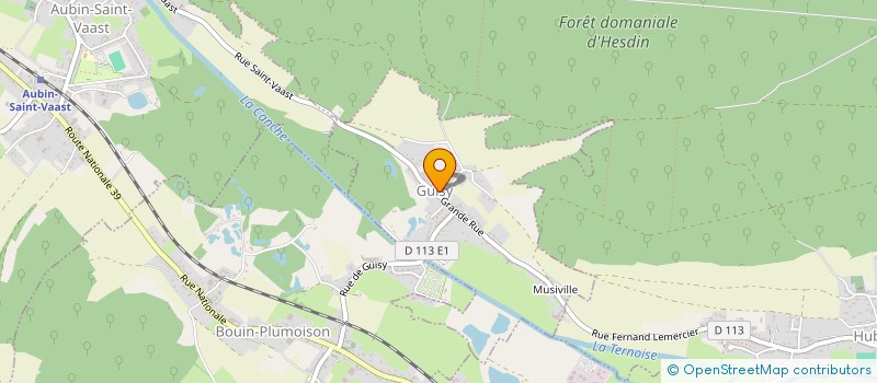 localisation de l'entreprise SCI GARREL  GUISY