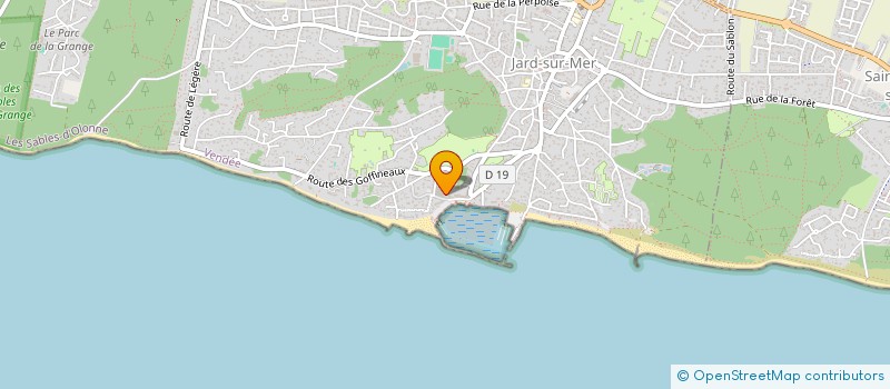 localisation de l'entreprise SCI GARRIC IMMOBILIER à JARD-SUR-MER