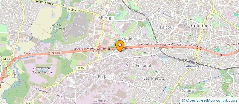 localisation de l'entreprise SCI GARRIGUES à COLOMIERS