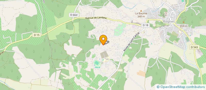 localisation de l'entreprise SCI GARRIGUES  ROGNES