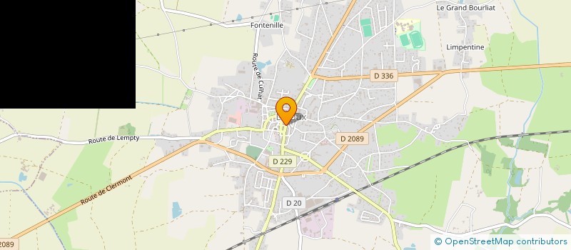 localisation de l'entreprise SCI GARROUSTE IMMOBILIER  LEZOUX