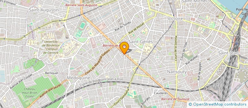 localisation de l'entreprise SCI GARRY DU GAY  TALENCE