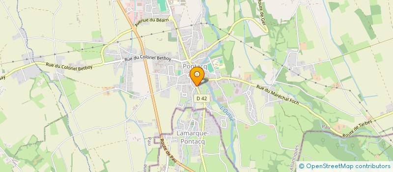 localisation de l'entreprise SCI GARS RAISON  PONTACQ