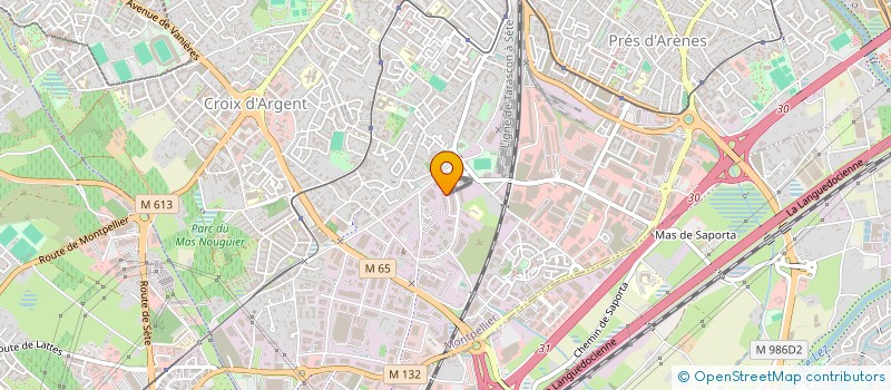 localisation de l'entreprise SCI GARSAL à MONTPELLIER