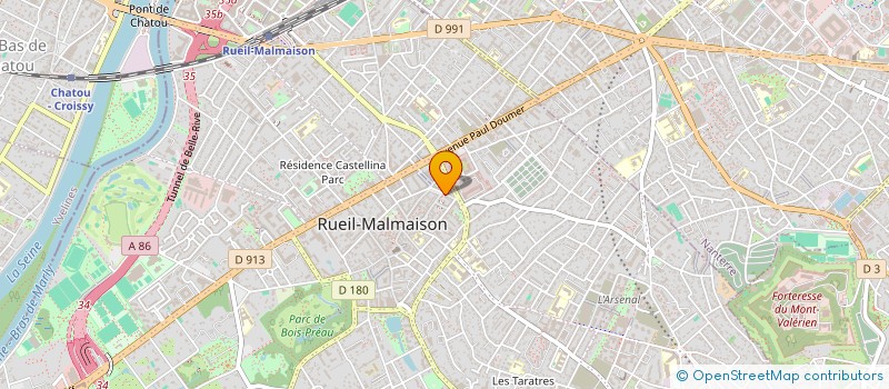 localisation de l'entreprise SCI GARUDA à RUEIL-MALMAISON
