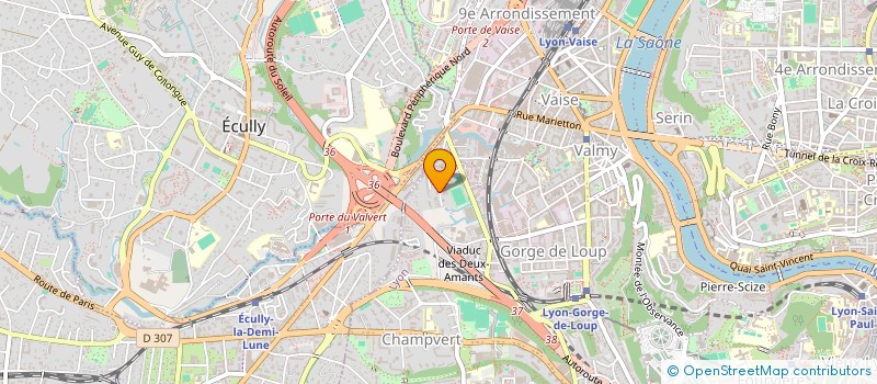 localisation de l'entreprise SCI GARY  LYON