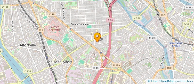 localisation de l'entreprise SCI GARY à MAISONS-ALFORT
