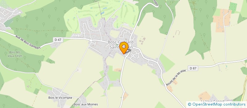 localisation de l'entreprise SCI GARY DEVILLE  BOSC-GUERARD-SAINT-ADRIEN