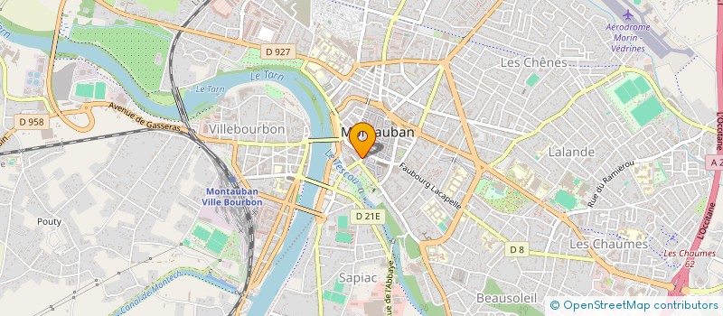 localisation de l'entreprise SCI GARY ET MILHEAU  MONTAUBAN