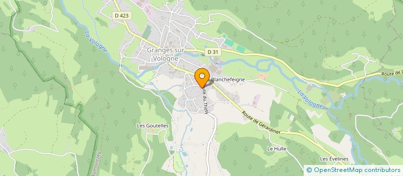 localisation de l'entreprise SCI GARZIA IMMO  GRANGES-AUMONTZEY