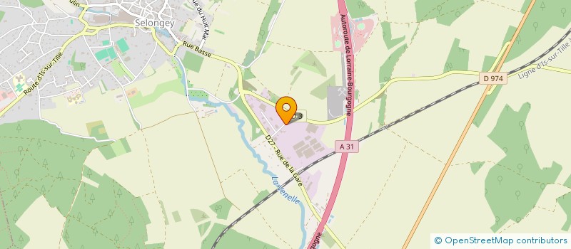 localisation de l'entreprise SCI GARZO-COQUET  SELONGEY