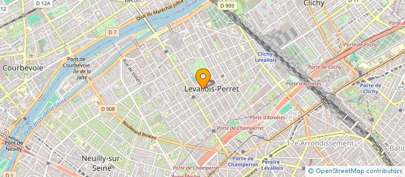 localisation de l'entreprise SCI GAS à LEVALLOIS-PERRET