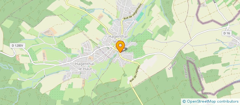 localisation de l'entreprise SCI GASCO  HAGENTHAL-LE-BAS