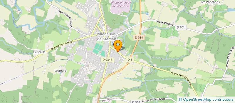 localisation de l'entreprise SCI GASCOGNE à VILLENEUVE-DE-MARSAN