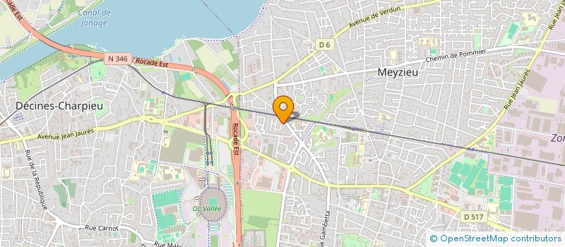 localisation de l'entreprise SCI GASCOGNE  MEYZIEU