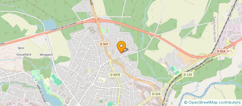 localisation de l'entreprise SCI GASCOINA  SAINT-PAUL-LES-DAX