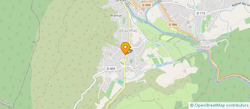 localisation de l'entreprise SCI GASCOM à CAZILHAC