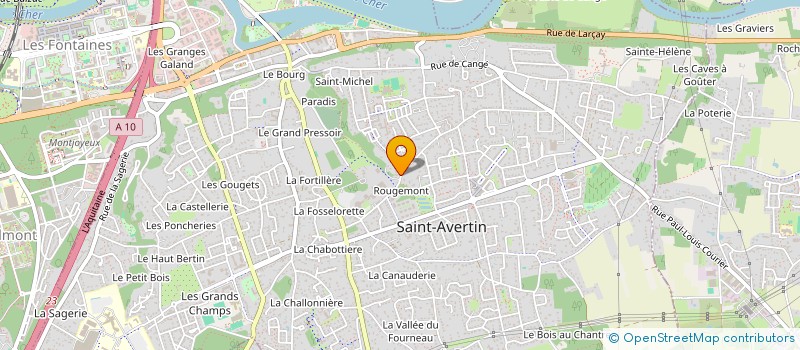 localisation de l'entreprise SCI GASCONS RABELAISIENS  SAINT-AVERTIN