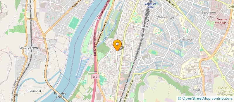 localisation de l'entreprise SCI GASE à VALENCE