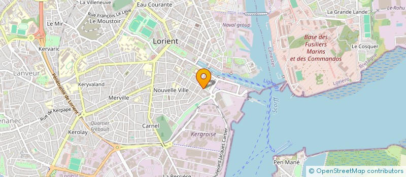 localisation de l'entreprise SCI GASMIREGUEI  LORIENT