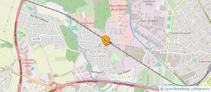 localisation de l'entreprise SCI GASO  SAINT-BRICE-COURCELLES