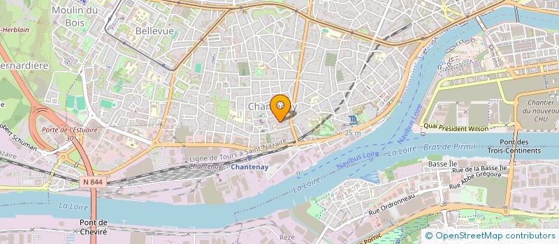 localisation de l'entreprise SCI GASPAC  NANTES
